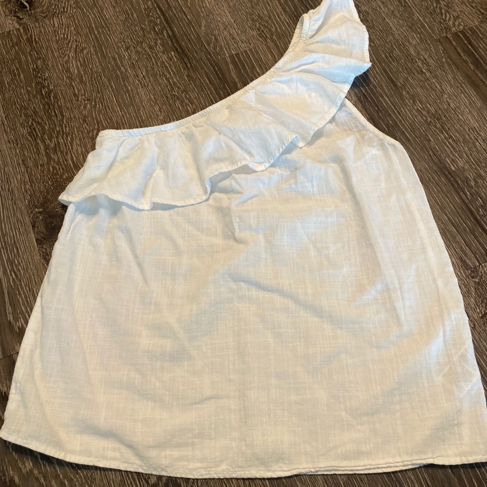 White, Old Navy, linen, size small